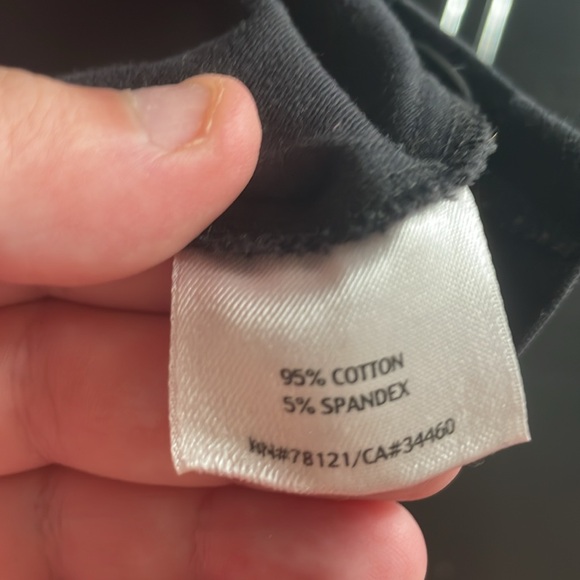 Eileen Fisher Elastic Stretchy Waist Cotton 5% Spandex Skinny Pants Size Large - Picture 6 of 9